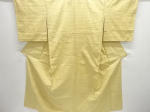 絣柄織り出し手織り紬着物